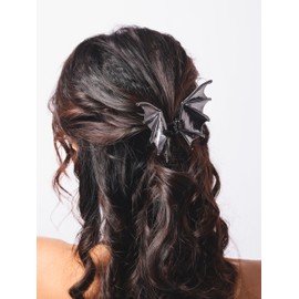 Sacina Gothic Punk Emo Grunge Bat Wing Hair Clip, Gothic Grunge Emo Hair accessories, Goth Jewelry for Women