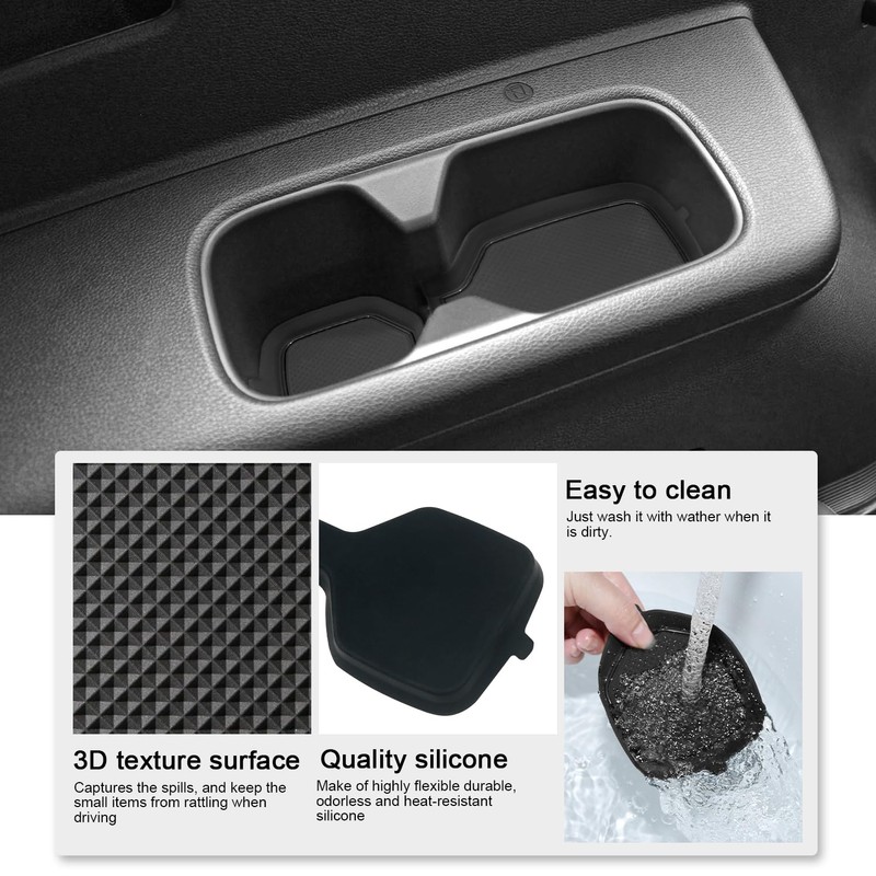 Cup Holder Coaster for Kia Telluride Accessories 2020 2021 2022