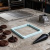NICENEEDED 4.72 x 4.72 Inch Cookie Stencil Holder, Cookie Stencil