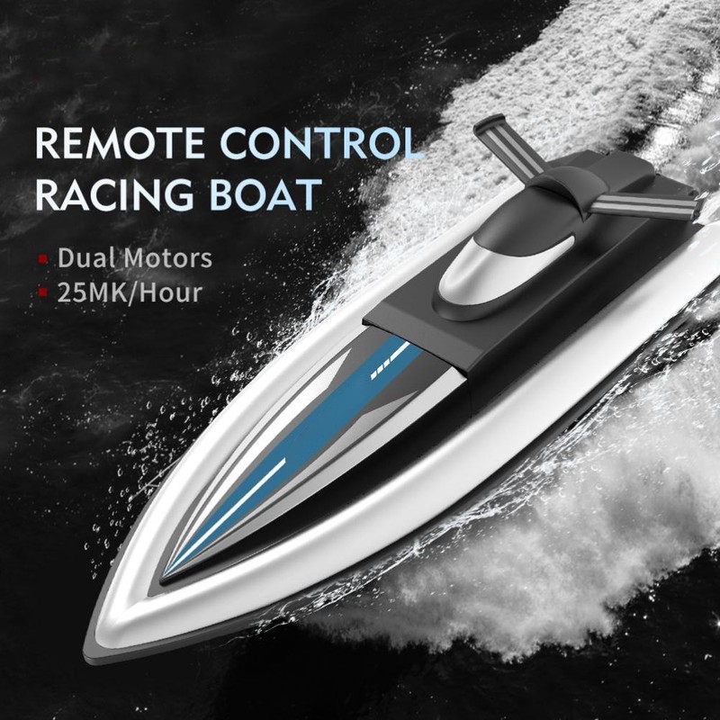 Waterproof 2.4G Kids Remote Control Speedboat 4 Channels High Speed