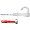 fischer 564171 Round, Set of 25 Round Hook Screws and