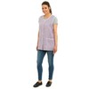 Ladies Dogtooth Buttons Through Design Piping Tabard Apron Overalls Front