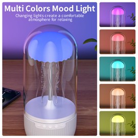 Jellyfish Lamp Bluetooth Speaker, Floating Jellyfish Wireless Speaker, Color Changing LED Cute Speaker, Portable SpeakerNight Light, Stereo SurroundSound, Jellyfish Speaker Is SuitableForGiftGiving