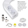 BIDETbidet Left/Right Reversible WARM WATER Ultra-Slim Bidet Attachment with Temperature