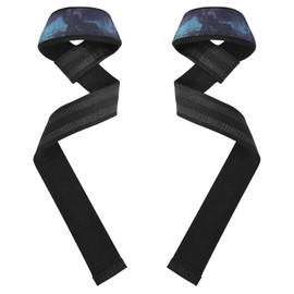 Muñeca gótica Anime Fitness Lifting Correas de 26 pulgadas Antideslizantes Muñequeras para gimnasio para levantamiento de pesas, gimnasio, peso muerto, entrenamiento