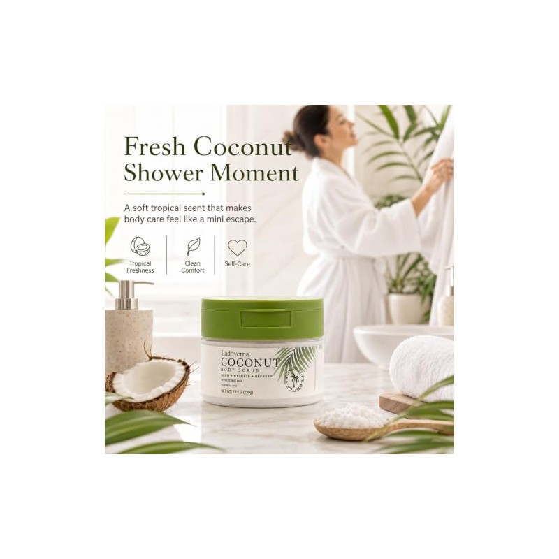 Exfoliante corporal de azúcar y esmalte con tapa abatible (8.11