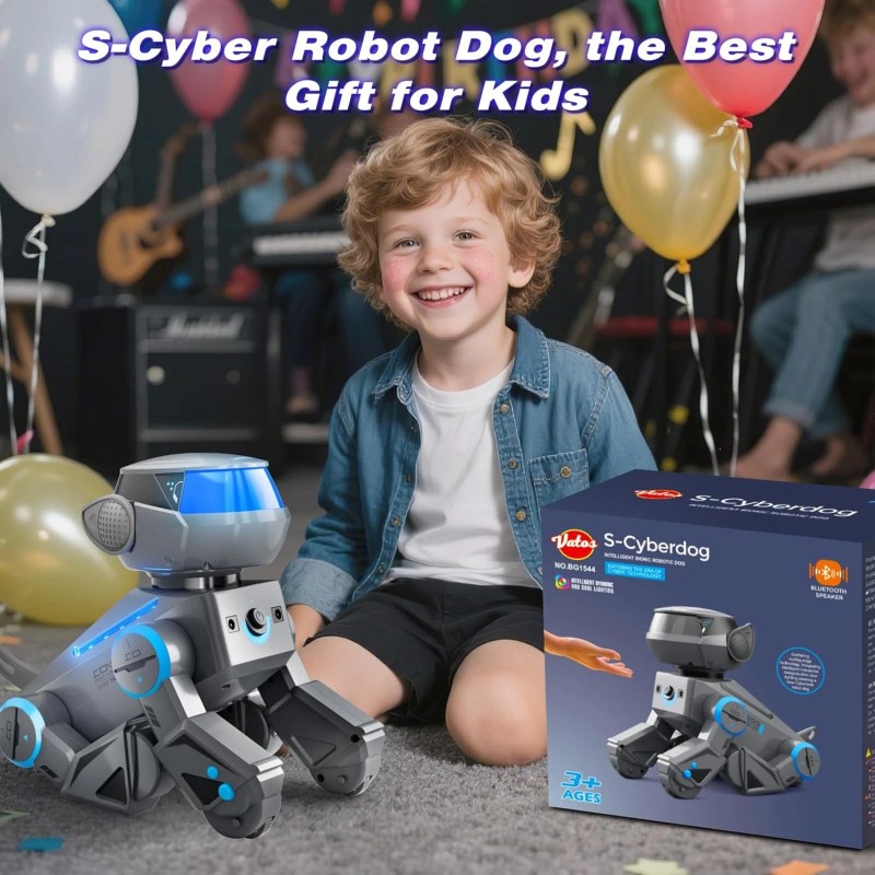 VATOS Remote Control Robot Dog for Kids,Smart Programmable Robotic Dog
