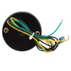 Motorcycle Fuel Level Gauge 52mm Housing Diameter LED Light Display