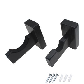 OZXNO 2pcs Baseball Bat Display Case Bracket Black Baseball Bat Hanger Wall Mount Baseball Bat Display Holder