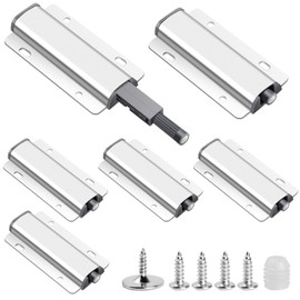 oumuik, Pressure Door Opener, Pack of 2, Push Open Magnet Tip On for Doors, Furniture, Drawers, Push to Open Door Opener, Shock Absorber, Drawer, Beautiful