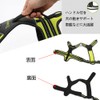 ikenokoi Dog Harness Dog Chest Wheels 3 m Reflective Material,