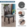 Genina Waterproof Seat Covers for Dining Room Chair Covers Waterproof