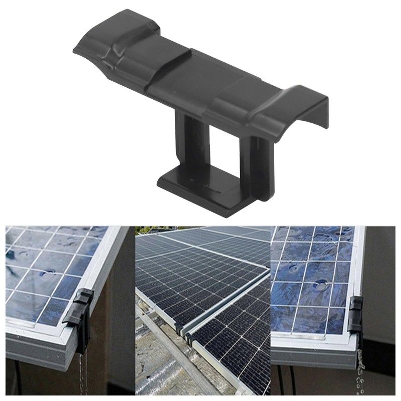 Yosoo Health Gear Solar Panel Drain Clip 20Pcs, Black, Modern,