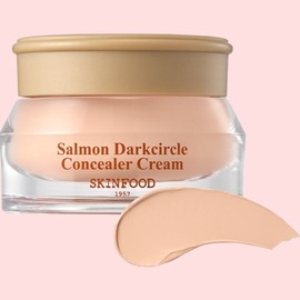 SKINFOOD Salmon Dark Circle Concealer 10g, No. 2 Salmon Beige, 1 pack / 스킨푸드 연어 다크서클 컨실러 10g, 2호살몬베이지, 1개