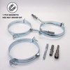SKIR'CO (Pack of 2) Pipe Brackets for Diameter 107-112 mm