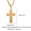 Scddboy Bible Verse Christian Lord's Prayer Cross Pendant Necklace for