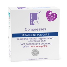 MultiMam Compresses for Breastfeeding Mothers 12 Individually Wrapped Instant Cooling Gel Pads