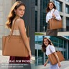 RAINSMORE Laptop Bag for Women 15.6 Inch Work Tote Bags