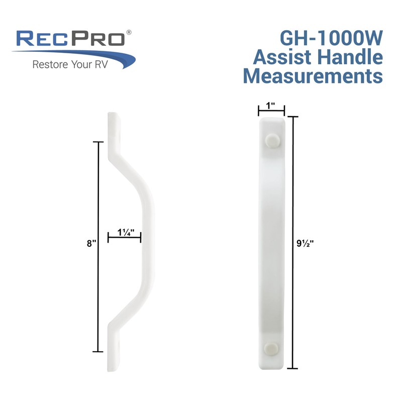RecPro RV Grab Assist Handle | 9 1/2 Inches |