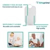 OrtoPrime Unisex Waterproof Terry Towelling Bib for Adults, Reusable, White,