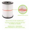 común (uso) Filtro Para Filtro De Aire, Repuesto Para Craftsman