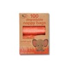 100 Large degradable nappy bags with tie handles - 4
