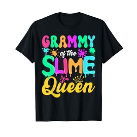Grammy Of The Slime Queen Birthday Party Decorations T-Shirt