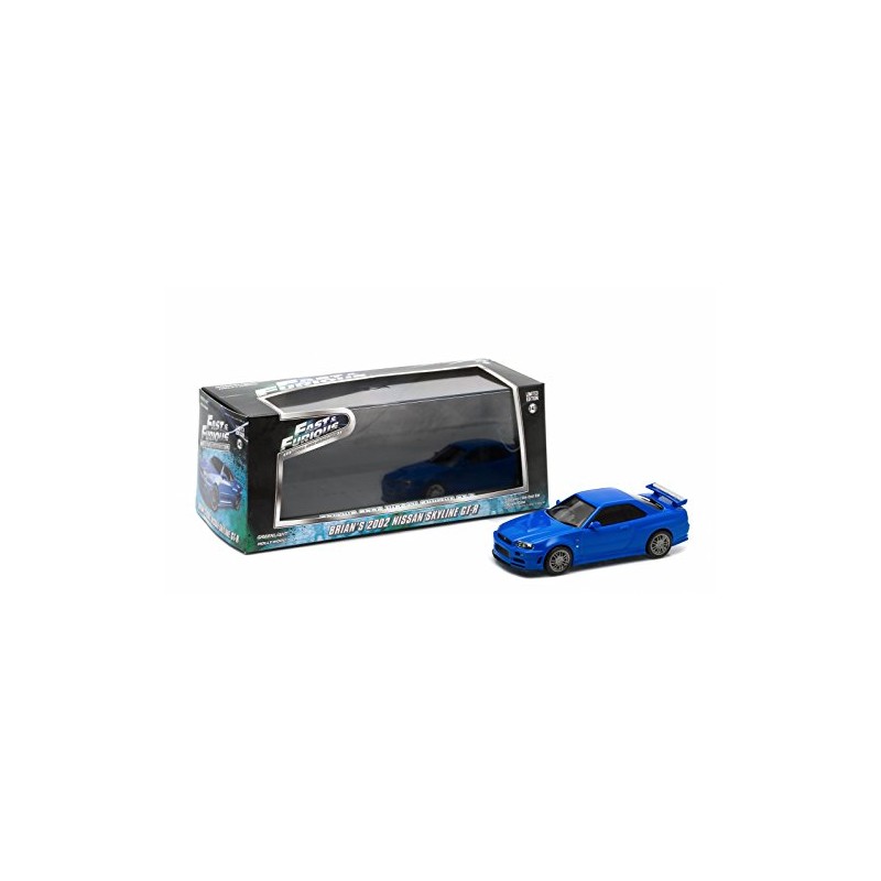 Greenlight 86219 1:43 Scale Brian 2002 Nissan Skyline GT-R Die