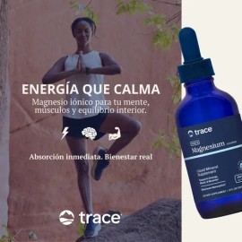 Trace Minerals Magnesio Líquido Iónico 400mg Sabor 59ml Vegano
