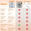 Bestkid Fingerprint Cable Lock, Childproof Fingerprint Padlock Bluetooth APP Contral,