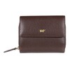 BRAUN BÜFFEL Asti Zip Wallet M Coffee, coffee, Elegant