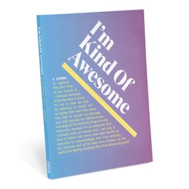 Knock Knock I'm Kind of Awesome Inner-Truth Journal (Ombre Edition) - Writing Journals & Cute Notebooks, 7 x 9.5-Inches