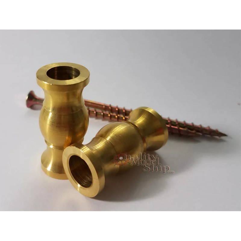 Quality Model Ship Model Ship Display Pedestals - Solid Turned