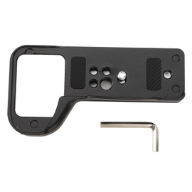 Camera Quick Release Plate Aluminium Alloy Camera Tripod Base Plate with 1/4in 3/8in Threaded Hole for A6700
