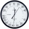 Citizen TM-42 Thermometer, Hygrometer, Analog, Wall Clock Style