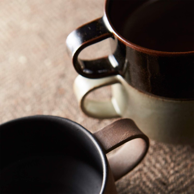Rikizo R-921753 Soup Cup, Otomo Brown, Diameter 4.3 x Depth