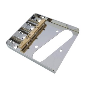 WTB Ashtray Bridge For Telecaster Guitar, Compensated Brass Saddles (Chrome)