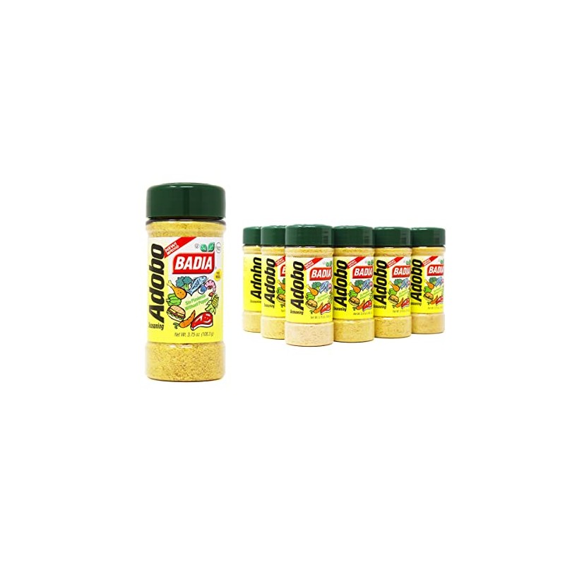 Badia Adobo Without Pepper, 3.75 Ounce (Pack of 12)