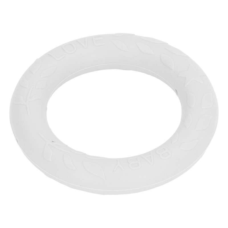 5pcs Baby Soft Silicone Teething Ring Toy Infant Safe Elastic