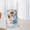 GUFONKOD 4x6 Bling Picture Frame Sparkle Glass Photo Frames 4x6