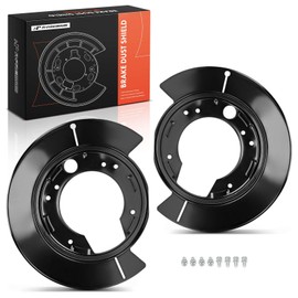 A-Premium Rear Driver and Passenger Side Brake Dust Shield Compatible with Ford and Mercury Models - Explorer 2006-2010, Explorer Sport Trac 2007-2010, Mountaineer 2006-2010, 2-PC Set