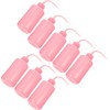 Botella para Limpieza de Pestañas 250ml Rosa Abs Boca Curva