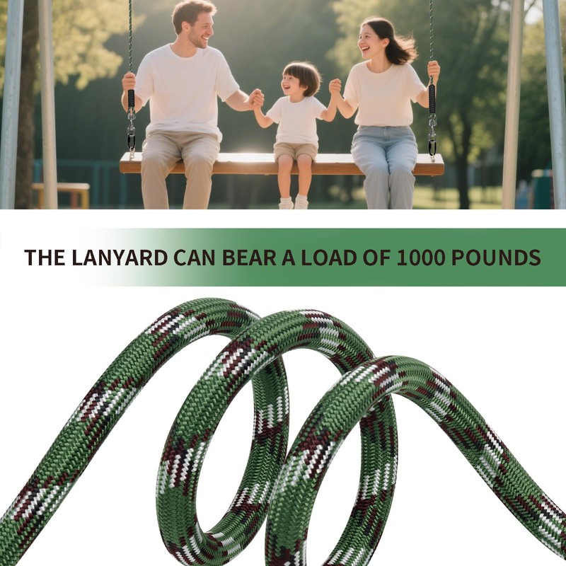 Dakzhou 5.6Ft(67") Heavy Duty Tree Swing Rope Hammock,Tree Swings Hanging