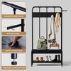 SHA CERLIN Hall Tree, Coat Rack with Shoe Bench &