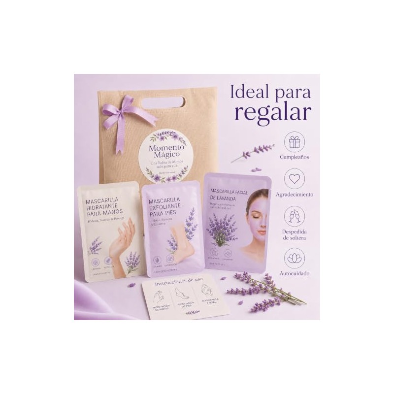Genérico Kit Autocuidado Hidratación Lavanda Cada Uno
