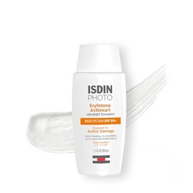 ISDIN Eryfotona Actinica SPF 50+ | Protector solar mineral para rostro con óxido de zinc | Filtros UV 100% minerales | Sin yeso blanco, adecuado para pieles sensibles, recomendado por dermatólogos