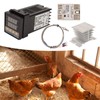 4PCS Digital PID Thermostat Quick Response Temperature Controller with Thermocouple