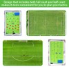 Nuburbur Magnetic Soccer Coaching Board, Double-Sided Dry Erase Tactics Board