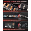 LUMENIX 49" Inch Strobe Light Strips, Back Window | Tailgate