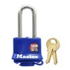 Master Lock 312EURDLH Padlock with Thermoplast Cover and Long Bar
